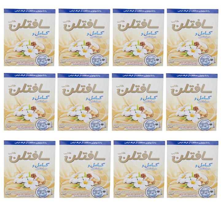 پودر ماشین لباسشویی سافتلن مدل Gold وزن 1 کیلوگرم بسته 12 عددی